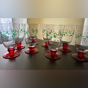 Pfaltzgraff Winterberry Sentiments Water Goblets - Thumbnail 5